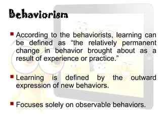 Theories of learning.ppt Theories of learning.ppt