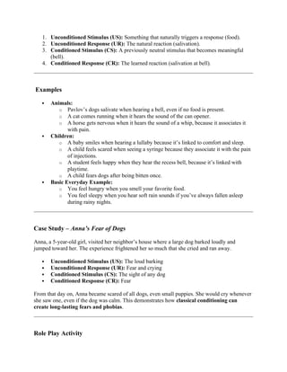 Theories of Learning in Children and Animals docx