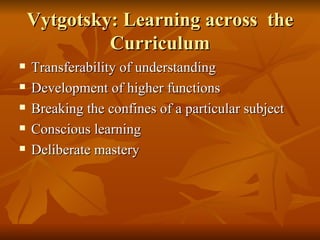 Understanding Learning Mod Theories Of Learning mod | PPT