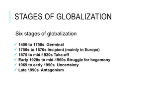 Theories of media globalizaiton | PPTX