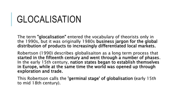 Theories of media globalizaiton | PPT