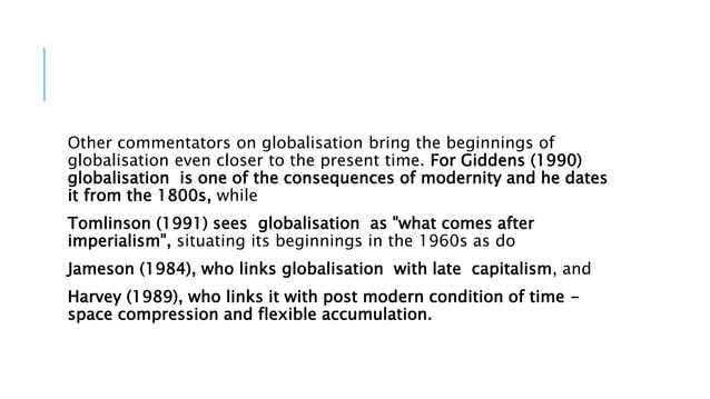 Theories of media globalizaiton | PPT