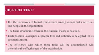 theories of organisation. Principle of organisation with theory ...