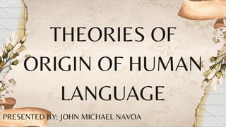 theories of origin of human language.pdf