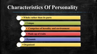 Theories of personality | PPTX