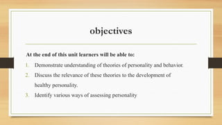 theories of personality behavioral .pptx