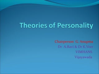 Chairperson G. Anupma
Dr A.Ravi & Dr K.Veer
VIMHANS
Vijayawada
 
