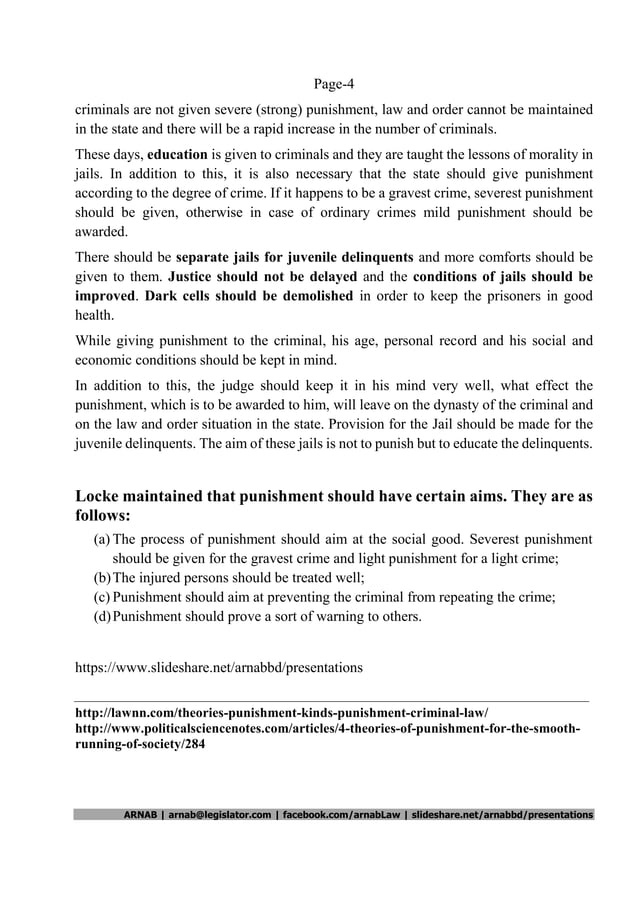 Theories of punishment pdf