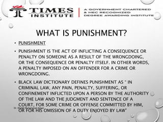 Theories of punishment | PPT