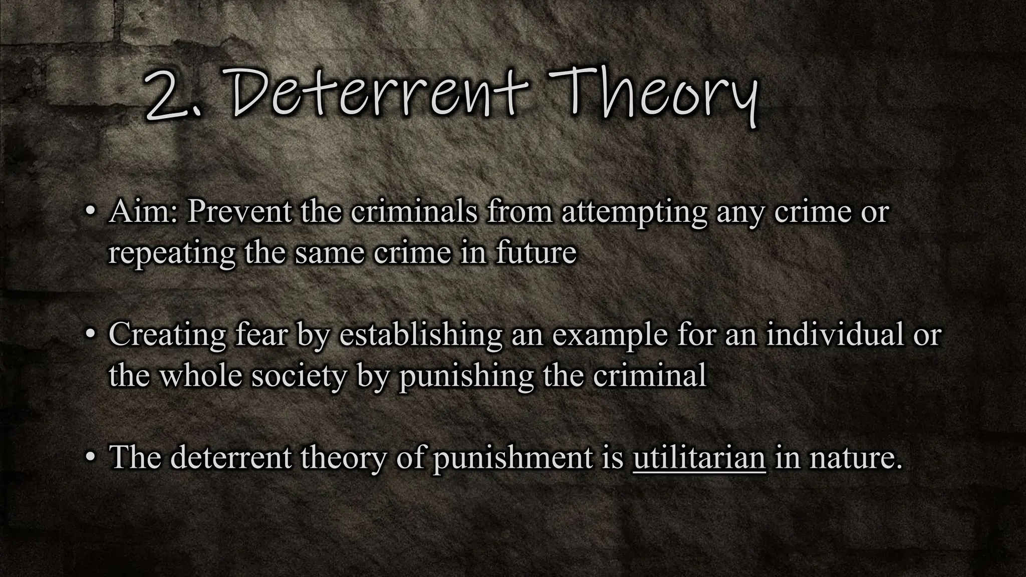 Theories of Punishment in Penology and Victimology | PPTX
