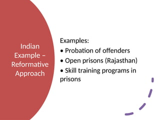 Reformative Training Comprehensive Overview of Punishment Theories and Practices in Indian ...