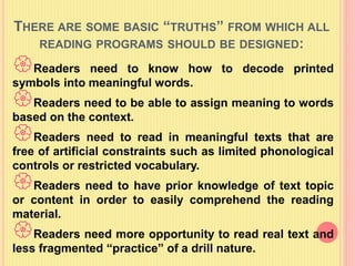Theories of Reading Instruction | PPTX