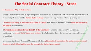 Theories of State Origin Social Contract Divine Right Evolutionary ...