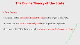 Theories of State Origin Social Contract Divine Right Evolutionary ...