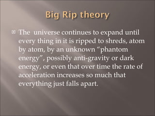 Theories Of The Universe | PPT