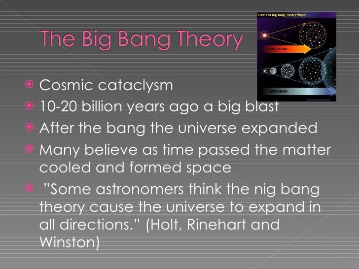 Theories of the universe