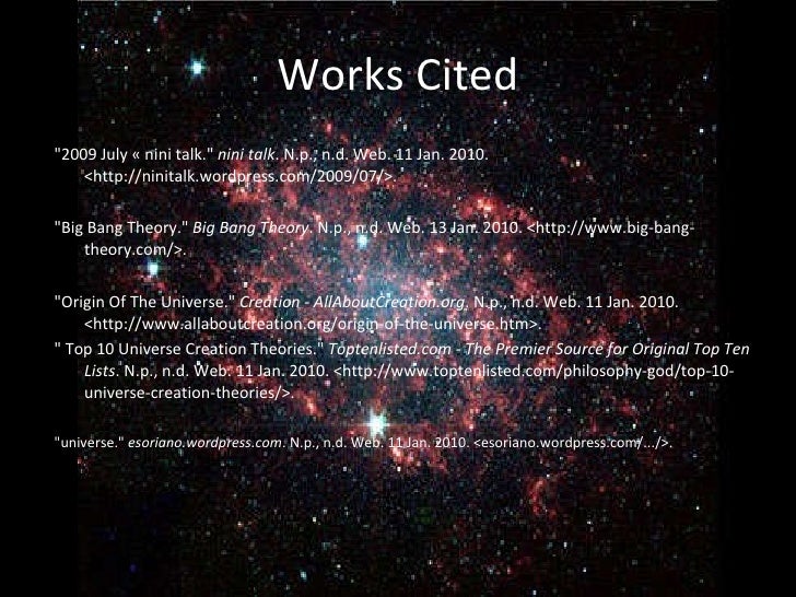 Theories Of The Universe