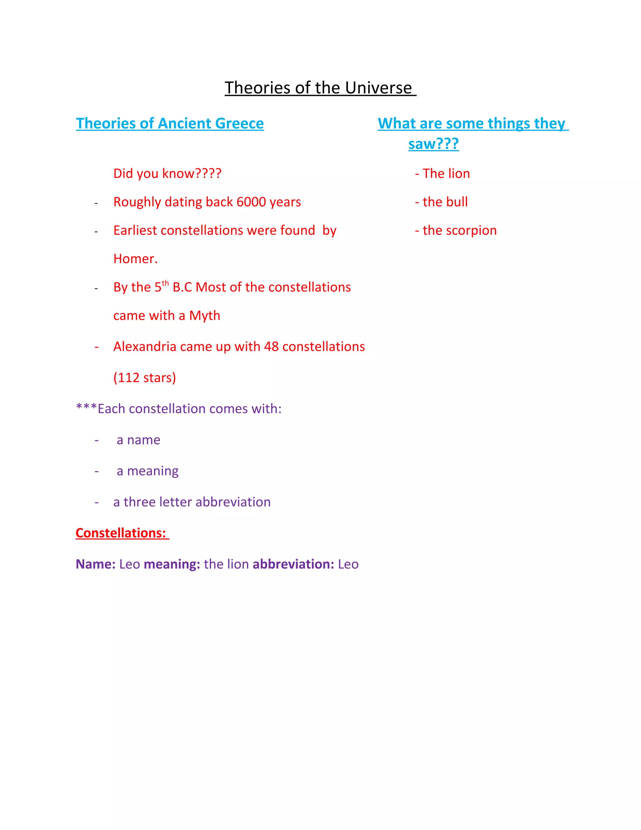 Theories of the universe 3 pdf