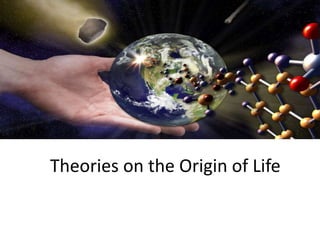 Theories on the Origin of Life
By:
Anna Maria Gracia I. Estardo, RN, MAEd
 