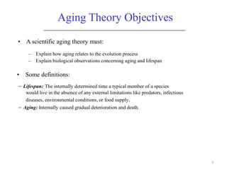 Theories of Biological Aging and Implications for Public Health ...