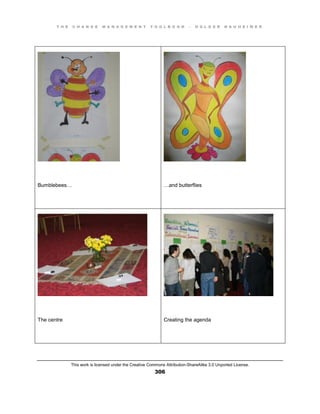 T H E C H A N G E M A N A G E M E N T T O O L B O O K – H O L G E R N A U H E I M E R
This work is licensed under the Creative Commons Attribution-ShareAlike 3.0 Unported License.
306
Bumblebees… …and  butterflies
The centre Creating the agenda
 