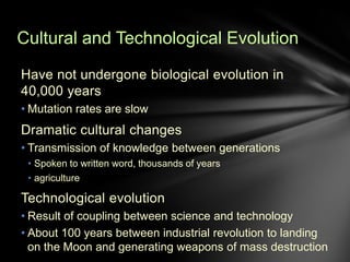 The origin and evolution of life on earth | PPTX