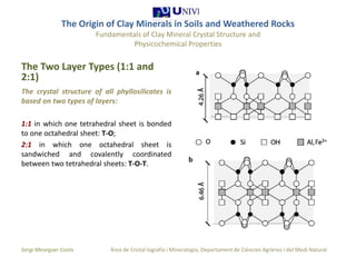 The origin of clay minerals 1 1 | PPTX