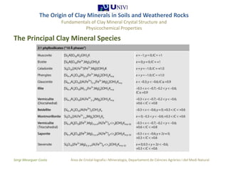 The origin of clay minerals 1 1 | PPTX