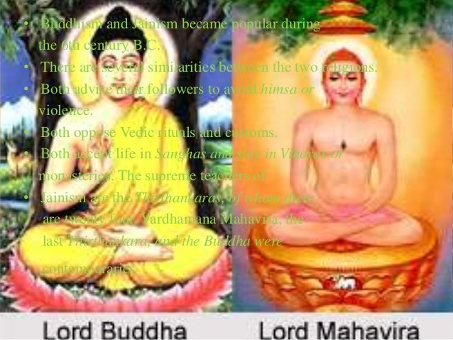 What are some similarities between Jainism and Buddhism?