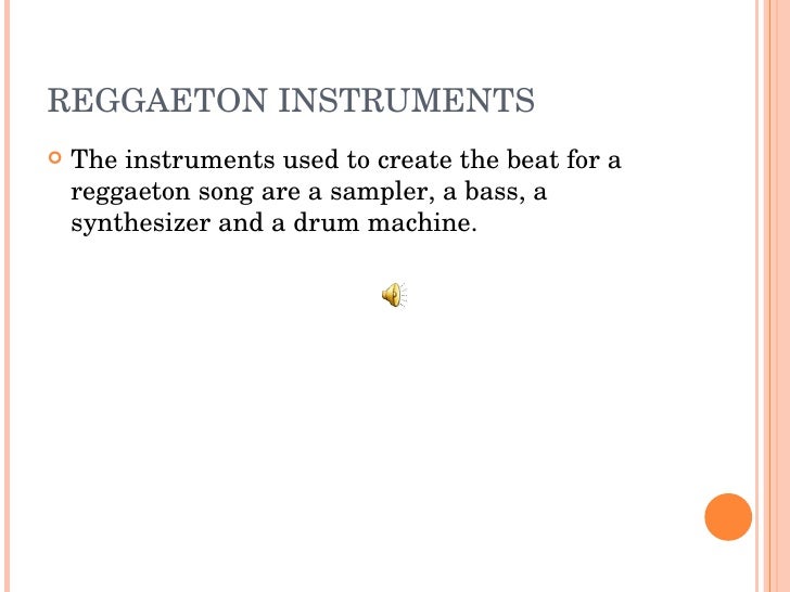 The origin of reggaeton