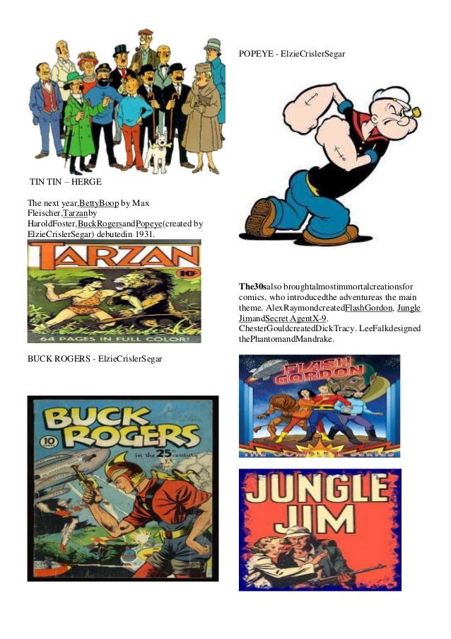 The origin of the comic stories