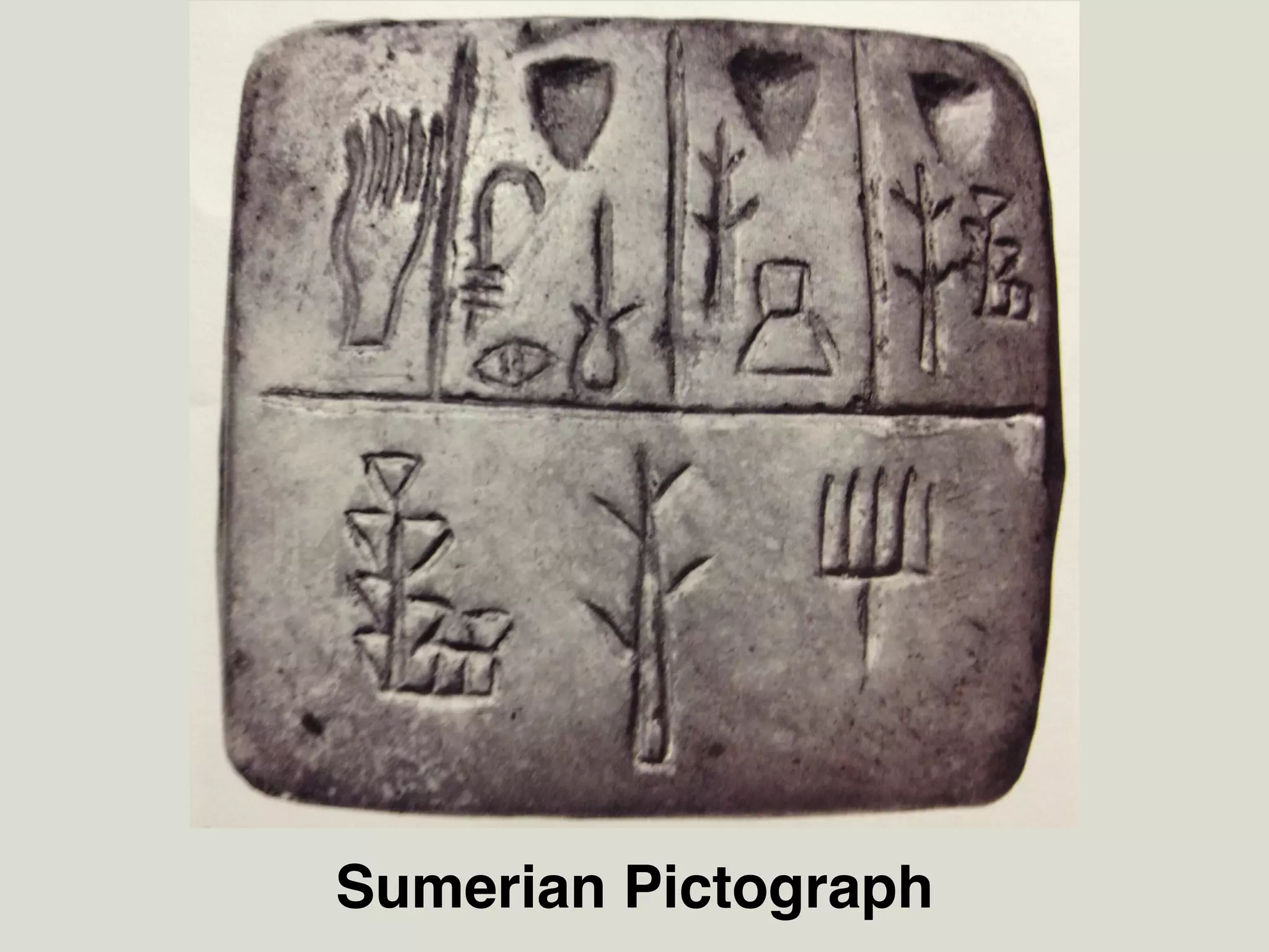 Sumerian Pictograph
 