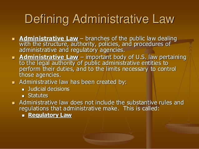 The origins and meanings of administrative law