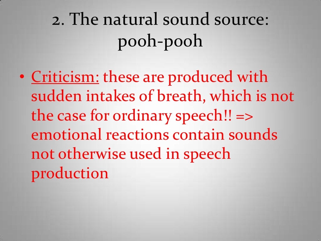 The origins of language