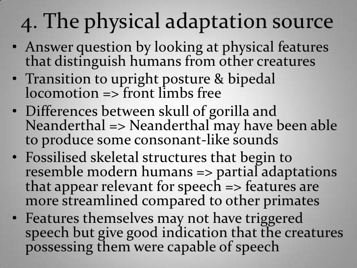 The origins of language