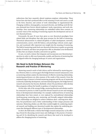 The Roots & Meaning of Mentoring by Belle Rose Ragins & Kathy E. Kram | PDF