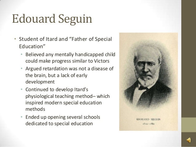 The origins of special education in psychology finished