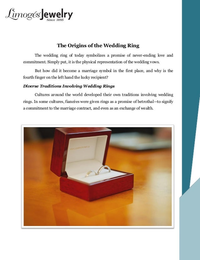 The Origins of the Wedding Ring