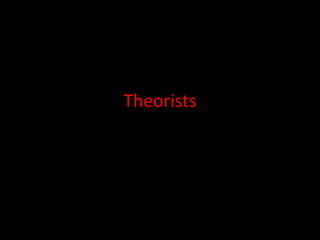 Theorists
 