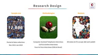 Research Design
Sample size Methodologies
Period of data collection:
Nov 2023-Jan 2024
Computer Assisted Telephonic Interv...