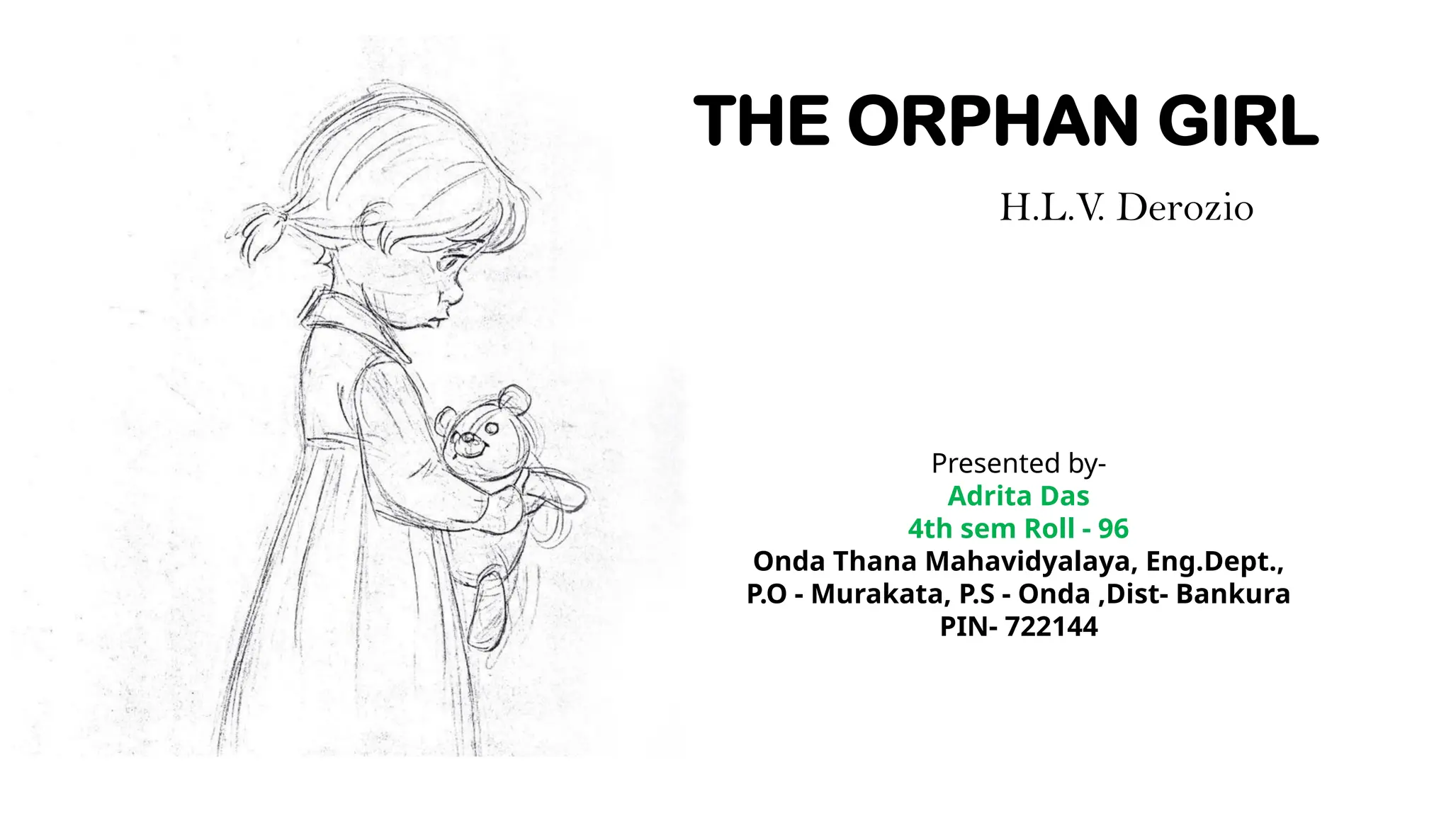 THE ORPHAN GIRL.pptx English literature 2025 PPTX