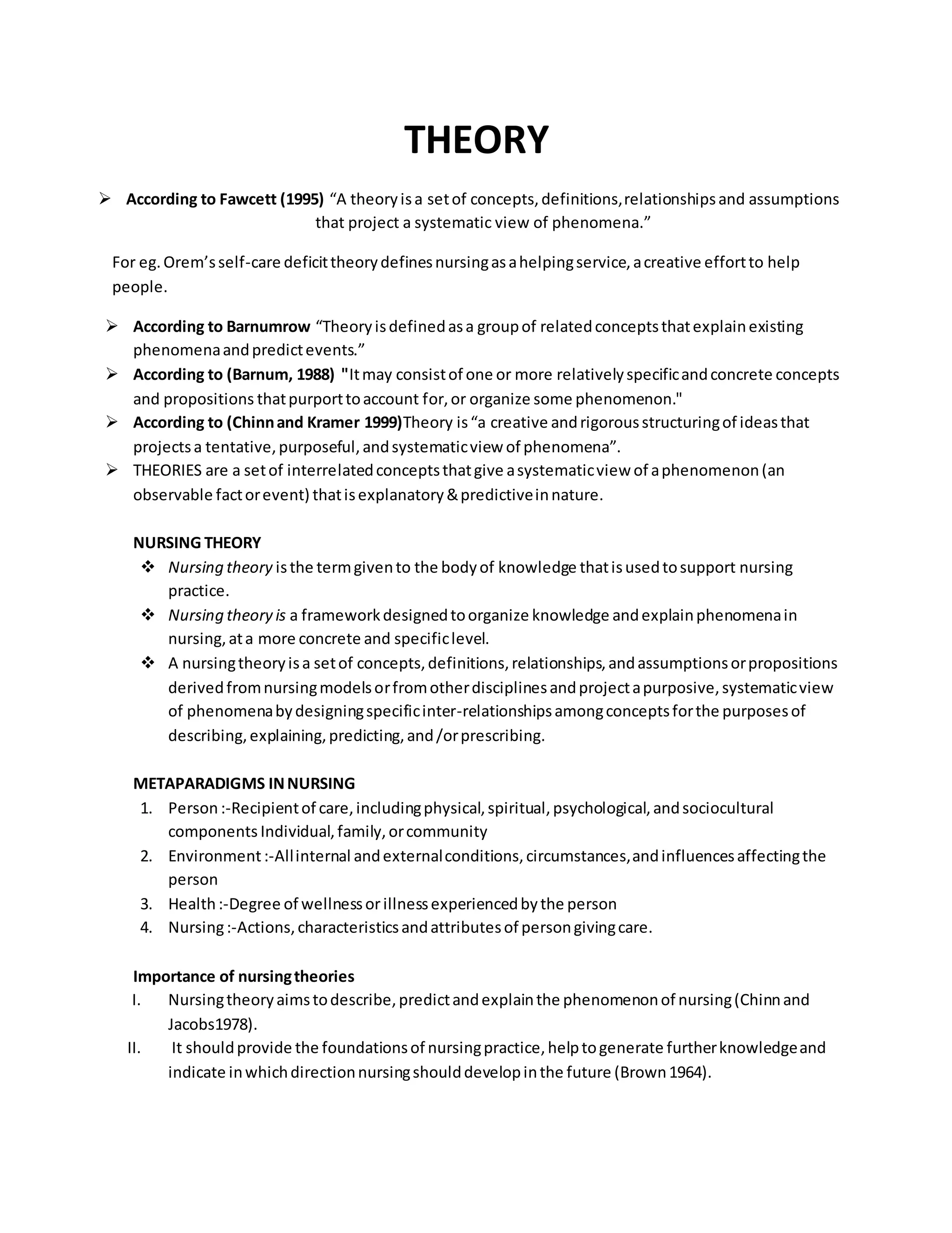 Theory | DOCX