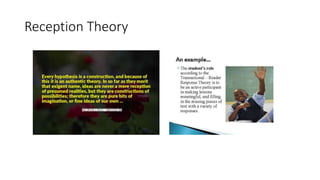 Reception Theory
 