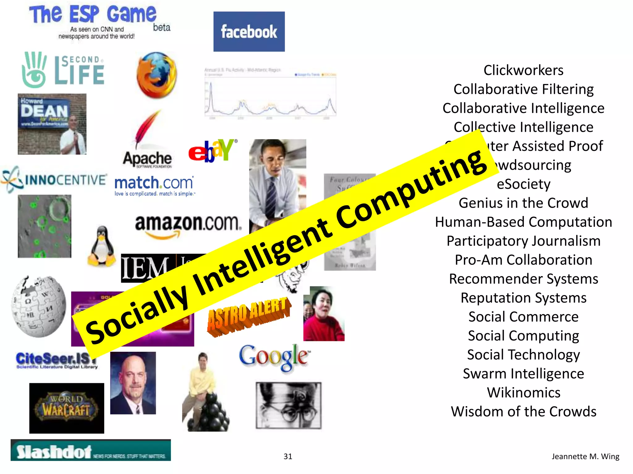 18CISE OverviewJeannette M. WingCredit: Arthur Sanderson at RPIHudson River ValleySonoma Redwood ForestKindly donated by Stewart Johnstonsmart buildingsCredit: MO Dept. of Transportationsmart bridgesSensors Everywhere