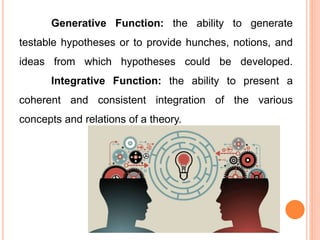 Theory meaning and elements | PPTX