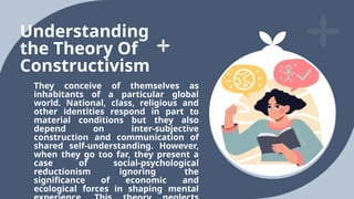 THEORY-OF-CONSTRUCTIVISM: The Contemporary World | PPTX