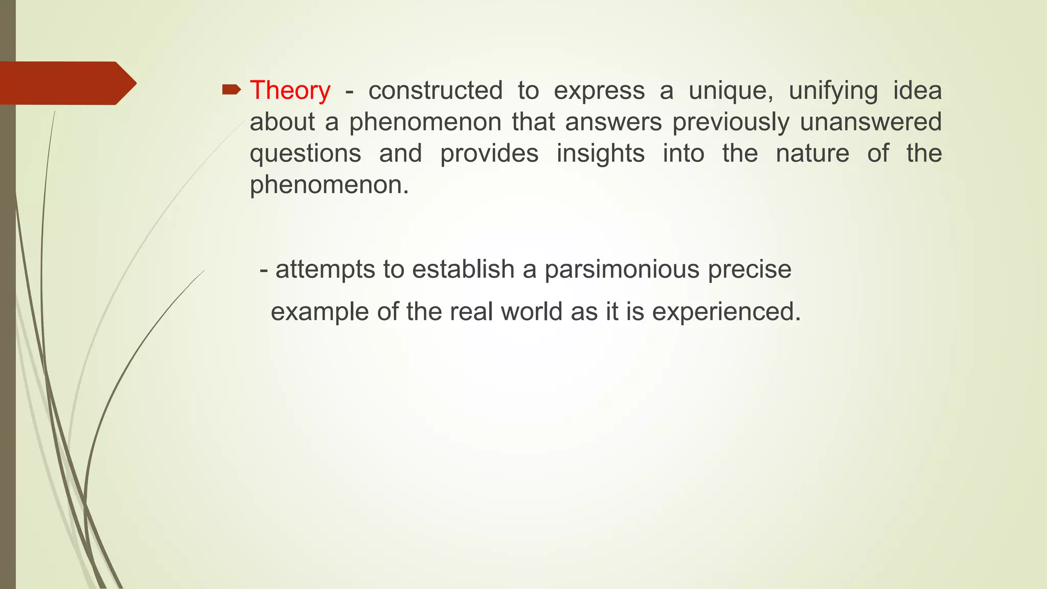 Theory analysis | PPTX