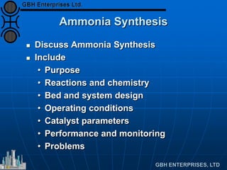 Theory and Operation VSG-A101 Ammonia Synthesis Catalyst | PDF