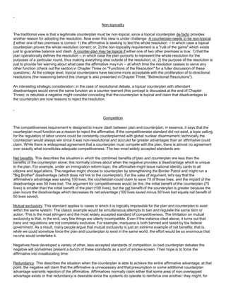 Counterplan Debate Graph Theory and practice in academic debate | PDF
