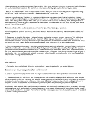 Theory and practice in academic debate | PDF